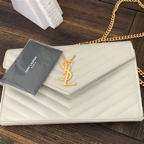 white clutch ysl